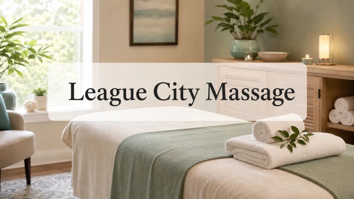 Massage in League City — calm treatment room Massage in League City — calm treatment room