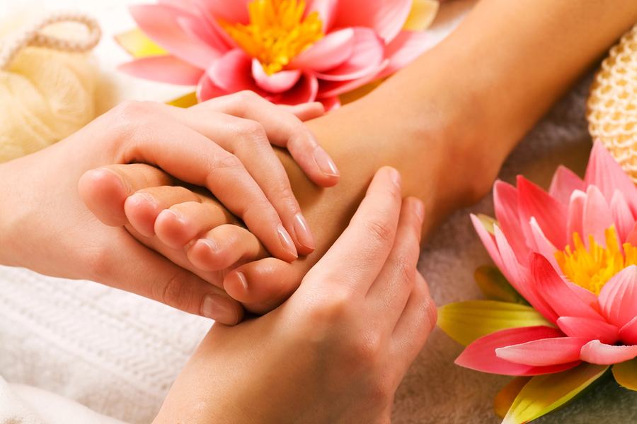Relaxing foot massage Relaxing foot massage